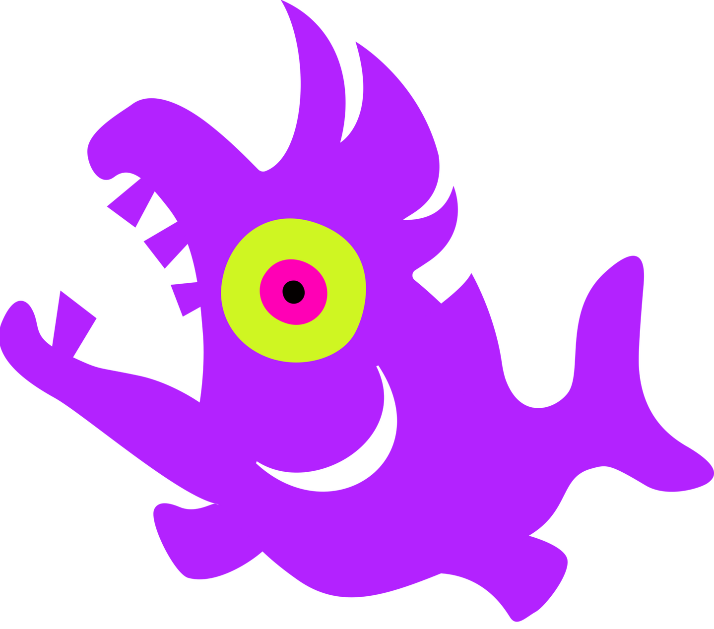 Big Run Icon (Purple Salmonid)